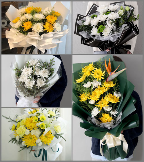 贵州毕节市黔西县中建乡白事花束代送